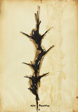 NINO FRANCHINA Palmanova 1912 – Roma 1987 Progetto per scultura, 1961...