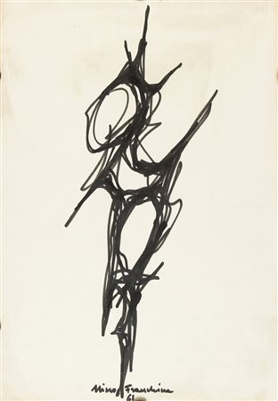 NINO FRANCHINA Palmanova 1912 – Roma 1987 Progetto per scultura, 1961...