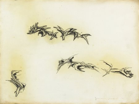 FRANCESCO SOMAINI Lomazzo 1926 - Como 2005 Progetto per scultura, 1957...