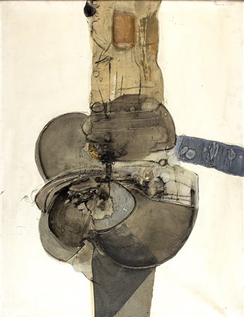 MARIO PUCCIARELLI Buenos Aires 1928 Dimmelo tu, 1962 Tecnica mista e collage...