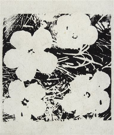 ANDY WARHOL Pittsburgh 1928 – New York 1987 Fiori Serigrafia su tela a un...