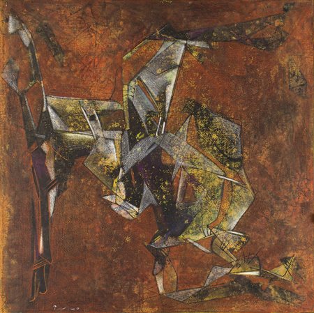 SALVATORE PROVINO Bagheria (Palermo) 1943 Frantumazione dei corpi Olio su...