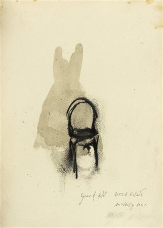 PIZZICANNELLA Rocca di Papa 1955 Grand hotel Mezza Estate, 2001 Tecnica mista...