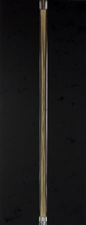 PAOLO COTANI Roma 1940 - 2011 Torsioni, 2008 Tempera e spago su tavola cm 200...