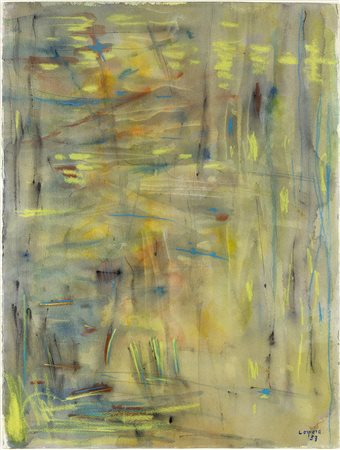 ANTONIO CORPORA Tunisi 1909 - Roma 2004 Senza titolo, 1953 Acquerello e...