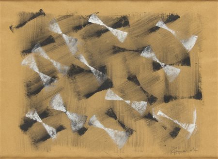 TANCREDI PARMEGGIANI Feltre 1927 – Roma 1964 Composizione Tecnica mista su...