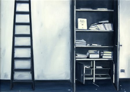 ANDREA CHIESI Modena 1966 Kriptoi 42, 2008 Olio su tela di lino cm 35 x 50...