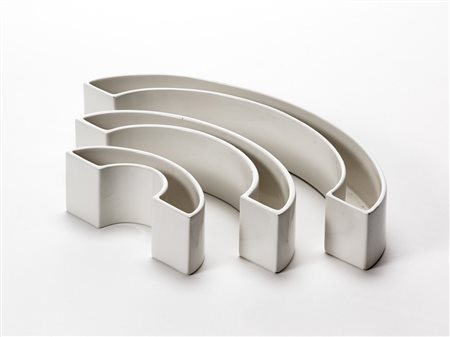 Angelo Mangiarotti (1921 - 2012) - Tre contenitori "Tremiti". Produzione...