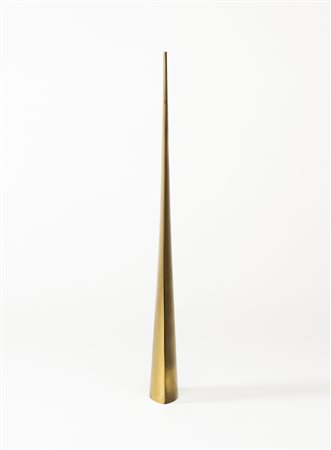 Lino Sabattini (1925) - "Obelisco" scultura in lamina di ottone. Anni 70 (h...
