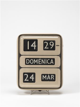 Gino Valle (1923 - 2003) - Orologio da parete "Dator 5". Produzione Solari,...