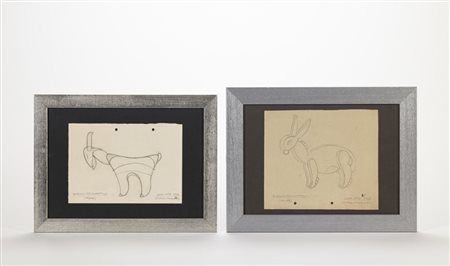 Eugenio Tavolara (1901 - 1963) - e Tonino Anfossi per Casa Atte - studi per...