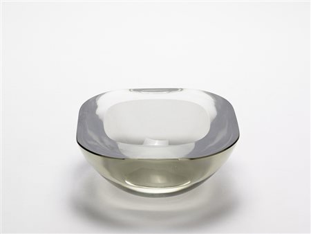 Fontana Arte - (attribuito) Portaoggetti in cristallo molato di forte...