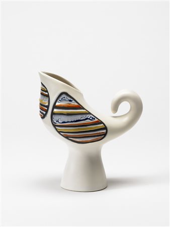 Roger Capron (1922 - 2006) - Versatoio in ceramica smaltata firmato sotto la...