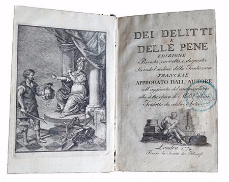 A MASTERPIECE OF ITALIAN ENLIGHTENMENT, A REVOLUTIONARY BOOK AGAINST THE...