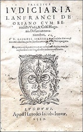 THE GIUNTINE EDITION OF ORIANO'S STANDARD PRAXIS OF LAW PROCEDUREOriano,...