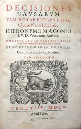 THE DEFINITIVE EDITION OF THE COLLECTED SENTENCES OF FLORENCE AND LUCCA...