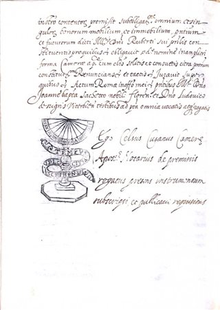 CHARMING RENAISSANCE NOTARIAL MANUSCRIPT ON VELLUM REGARDING SOME ESTATES OF...