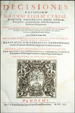 EXTREMELY RARE EDITION OF THE DECISIONS OF THE GREAT COURT AND THE SUPREME...