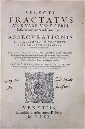 VERY RARE AND IMPORTANT COLLECTION OF TREATISES ON COMMERCIAL LAW, ESPECIALLY...