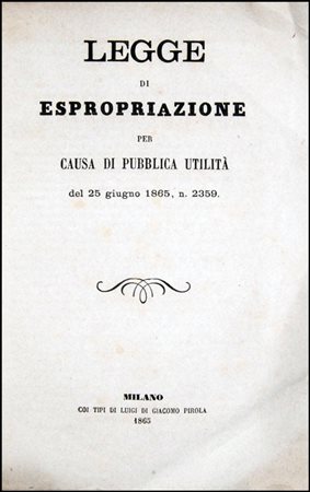 [1.]: SCARCE FIRST EDITION OF THE LAW OF EXPROPRIATION IN THE PUBLIC UTILITY...