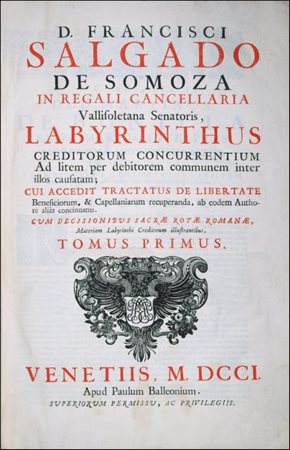 THE "LABYRINTH" OF RULES ON LENDING MONEYSalgado De Somoza, Francisco....
