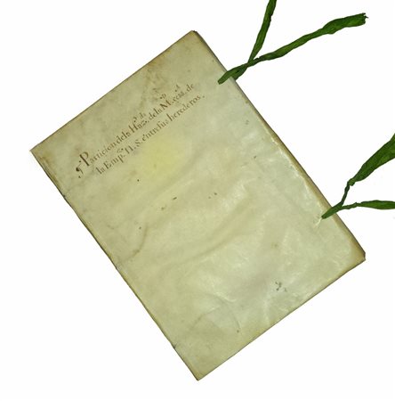 ORIGINAL DOCUMENT OF THE DIVISION OF PROPERTY OF THE QUEEN MARY OF SPAINIn la...