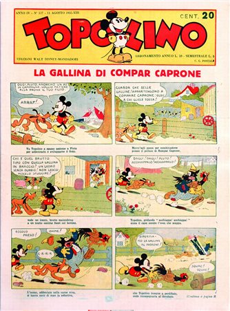 ITdell’11 agosto 1935. Esemplare da magazzino, fresco e bianco come appena...