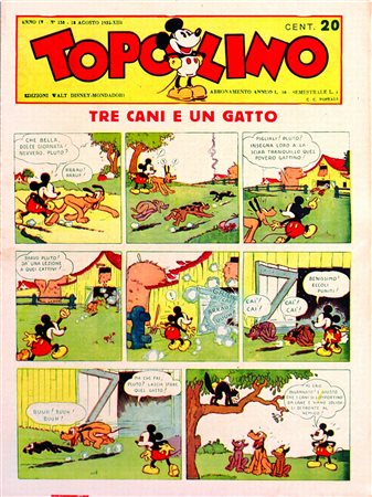 ITdell’18 agosto 1935. Esemplare da magazzino, fresco e bianco come appena...