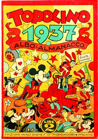 ITMondadori, 25 dicembre 1936. Suppl. agli “Albi dei 3 Porcellini” n° 14. Cm...