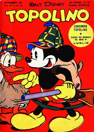 ITSettembre 1951Magazzino, raro in questo stato. EN Topolino libretto n° 33