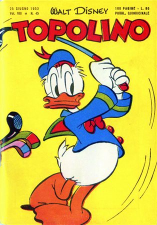 IT25 giugno 1952. Edicola/magazzino. Carta freschissima. EN Topolino libretto...