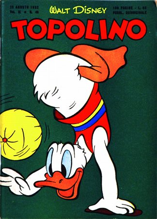 IT25 agosto 1952. Edicola/magazzino. EN Topolino libretto n° 49