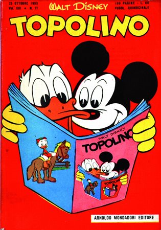 IT25 ottobre 1953. Nuovissimo/edicola. EN Topolino libretto n° 77