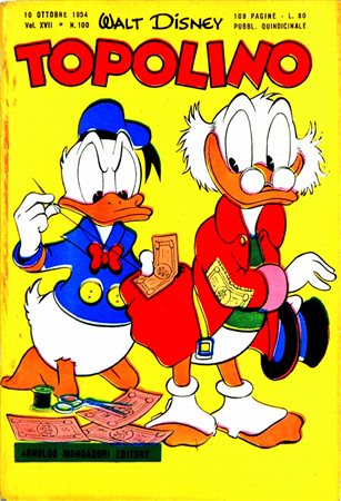 IT10 ottobre 1954. Nuovissimo/edicola, lievi tracce di ruggine alle pinzette...