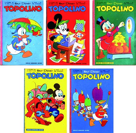 ITsequenza dei nn 195, 196, 197,198, 199. Edicola ben squadrati, completi di...