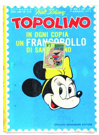 IT9 maggio 1971 in blister originale con allegato il francobollo di San...