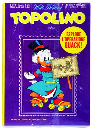 IT8 aprile 1973 in blister originale con francobollo L’operazione Quack! Di...