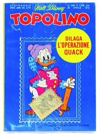 IT29 aprile 1973 in blister originale con francobollo L’operazione Quack! di...