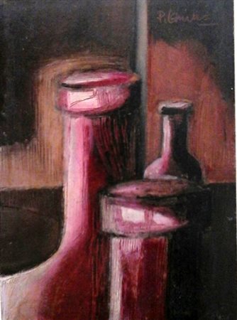 Piero Lassandro natura morta Olio su tavola cm 13x18