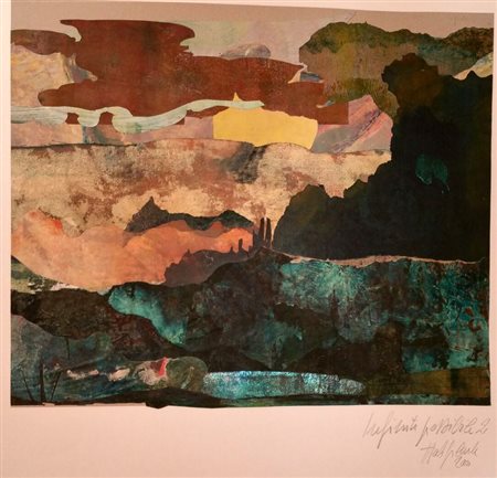 Italo Gilardi "Infinito Possibile 1" Tecnica mista su cartoncino cm 38x46