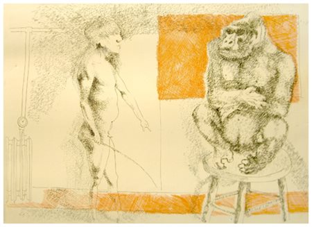 UGO ATTARDI Sori 1923 – Roma 2006 Senza titolo 1968 Incisione a colori...