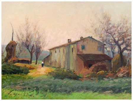 GIO BATTA LEPORI Livorno 1911 – Livorno 2002 Controluce all’alba (Prime luci)...