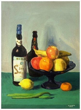 GIOVANNI MARCH Tunisi 1894 – Livorno 1974 Senza titolo 1966 Olio su tela 70 x...