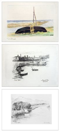 GIOVANNI MARCH Tunisi 1894 – Livorno 1974 Senza titolo Lotto formato da 1...