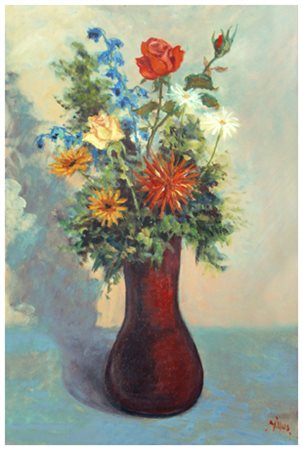 MILLUS (Mauro Illusi) Livorno 1925 – Livorno 1992 Senza titolo Olio su tavola...