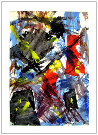 LUIGI MONTANARINI Firenze 1906 – Roma 1998 Senza titolo Acrilico su tela 35 x...