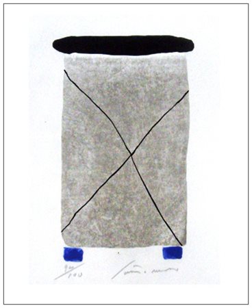 GIUSEPPE SANTOMASO Venezia 1907 – Venezia 1990 Senza titolo 1973 Litografia a...