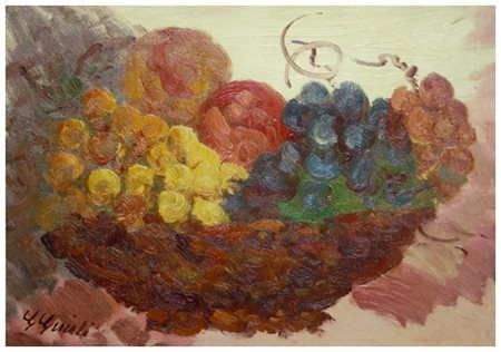 GUIDO GUIDI Livorno 1901 – Livorno 1998 Senza titolo Olio su tavola 35 x 50....