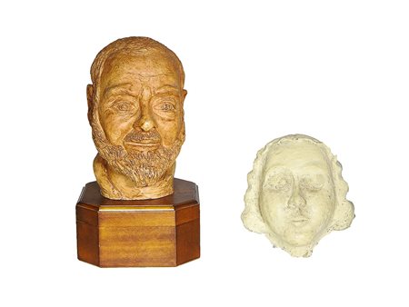 Giuliana Anzilotti Gambarini (1930-2015) Busto maschile in terracotta,...