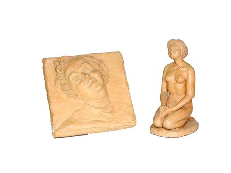 Giuliana Anzilotti Gambarini (1930-2015) Scultura in terracotta raffigurante...